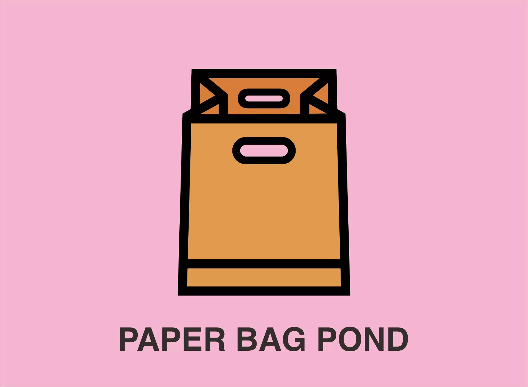 web baru icon paperbag pond